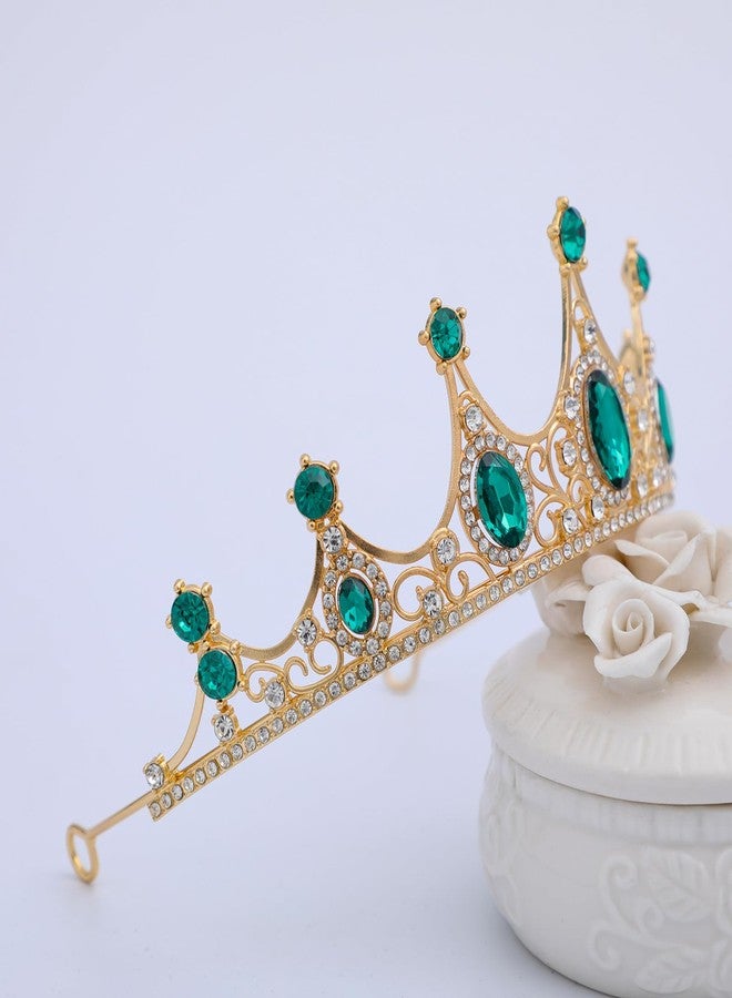 FORSEVEN Crystal Tiaras Birthday Crown for Women Wedding Rhinestones Princess Party Headbands Hair Accessories for Women Halloween Decorations Headband - Image 3